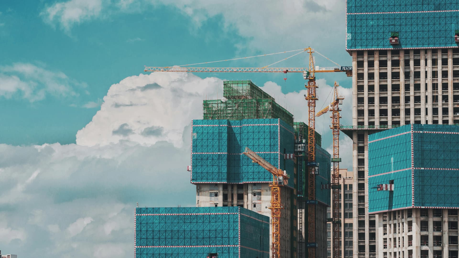 Castle construction site